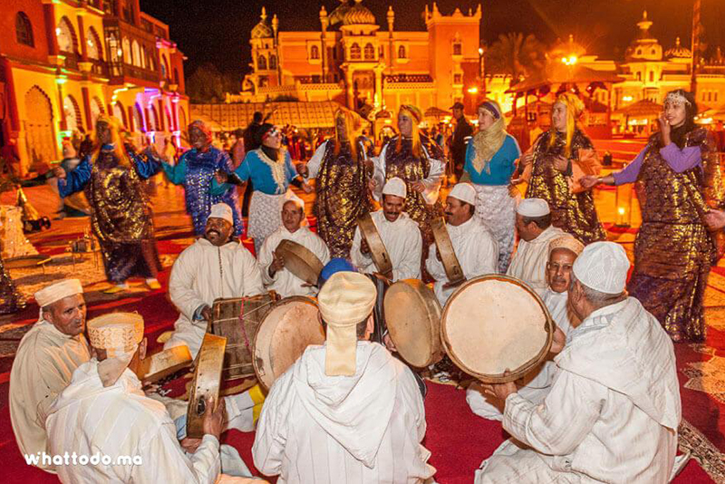Espectáculo de Cena Fantasía Chez Ali en Marrakech
